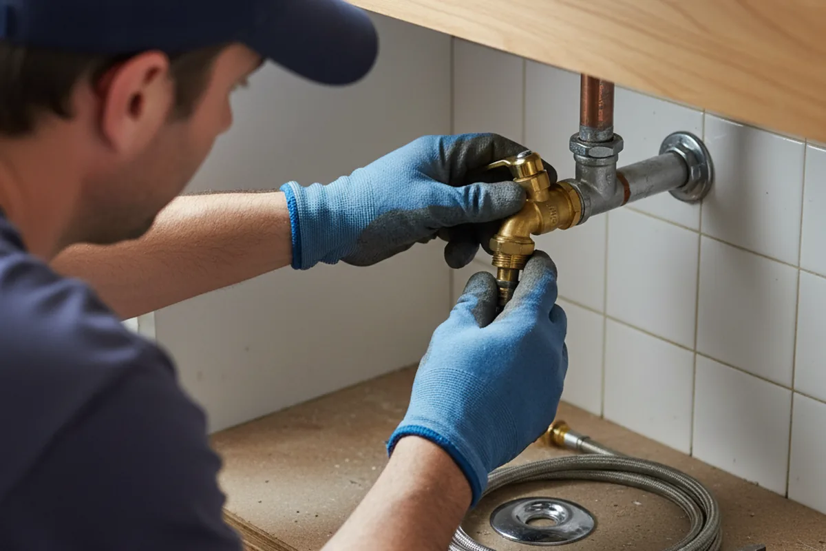Shutoff valve and fitting work during Faucet and Fixture Repair in Masontown